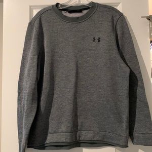 Men’s large grey under armour cold gear golf sweatshirt